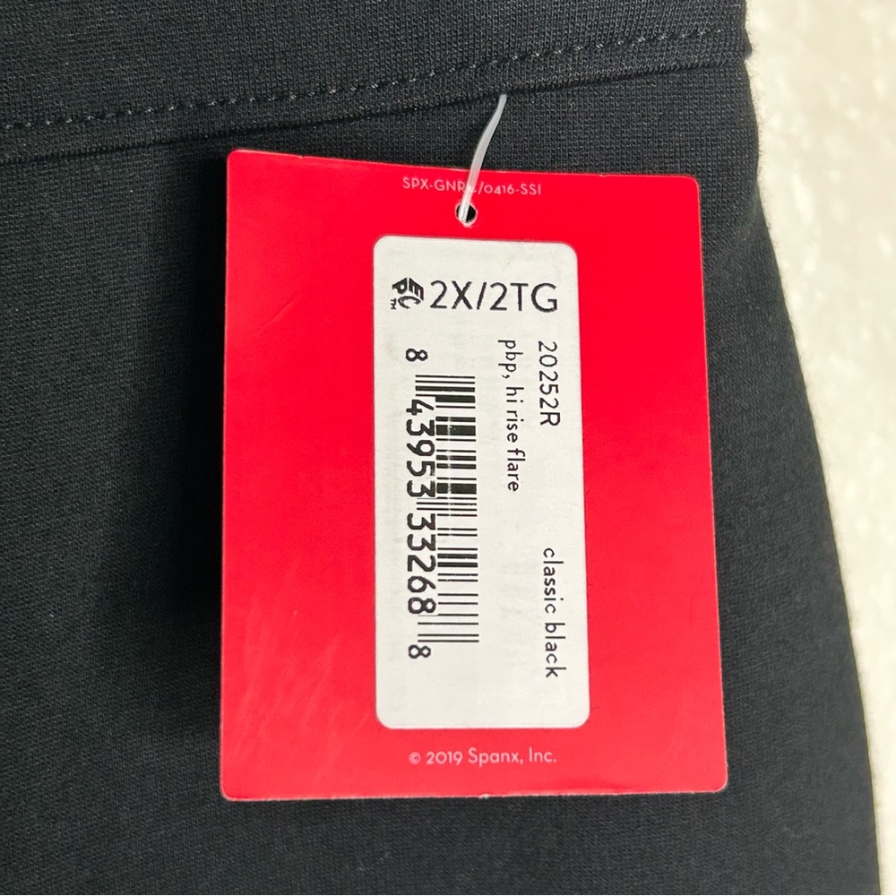 NWT Spanx The Perfect Pant, Hi-Rise Flare black 2X - Picture 11 of 14